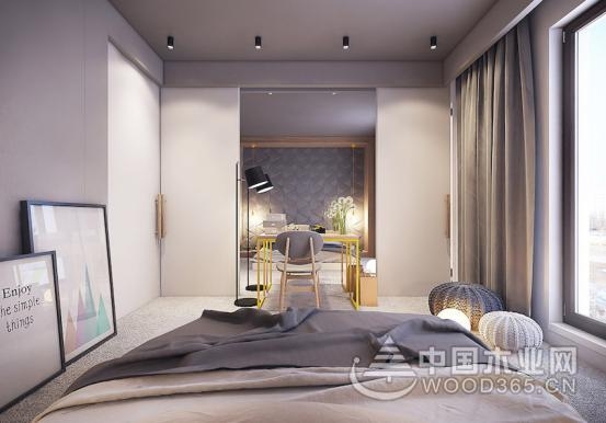 温馨之家,89平米小三室一厅装修效果图