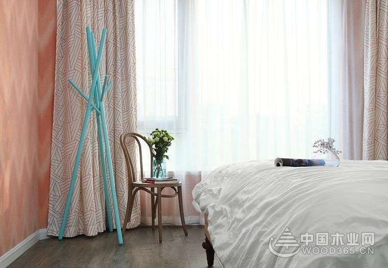 东南亚风格装修,90平米两房一厅装修效果图