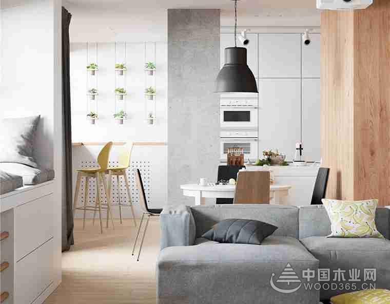 90平米复式公寓装修效果图,整体空间轻松舒适