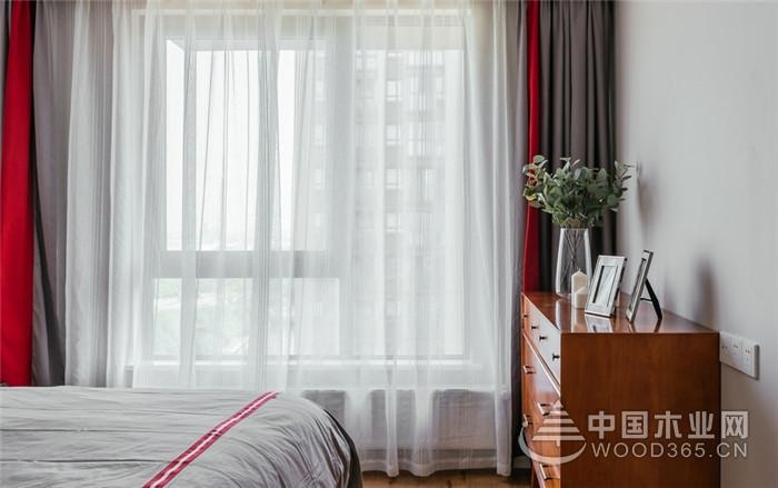 红绿撞色,120平米三室两厅婚房装修效果图