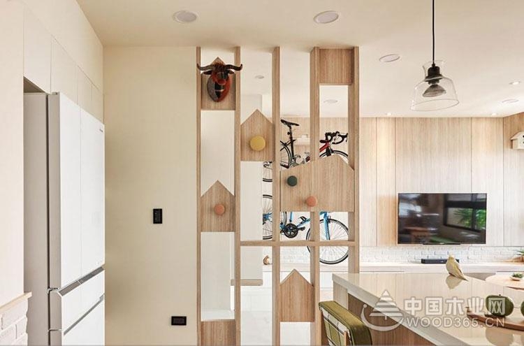 原木清新味,80平米台式风格三室两厅装修效果