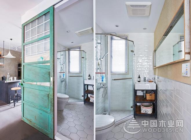 猫奴的工业风之家,75平米一居室小户型装修图