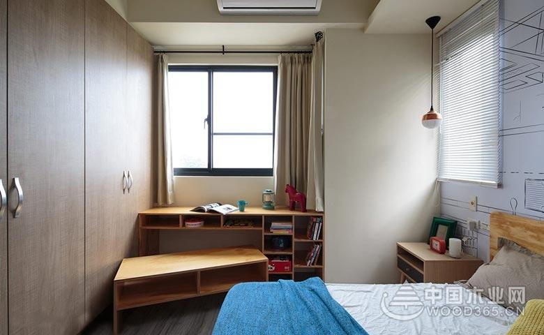 书房和卧室兼备,10款卧室书桌实景图