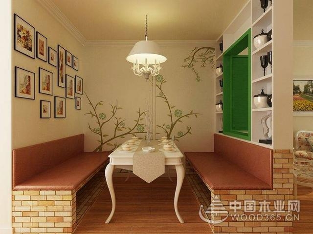 20款家庭餐厅卡座效果图,很有惬意哟!