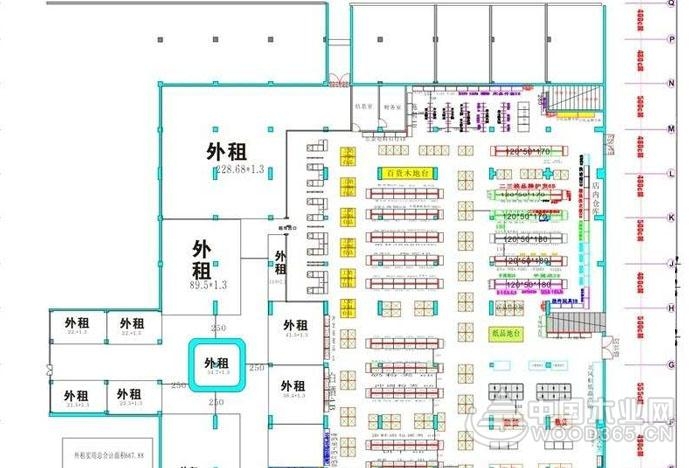 9张超市设计平面图充分考虑众多方面的因素