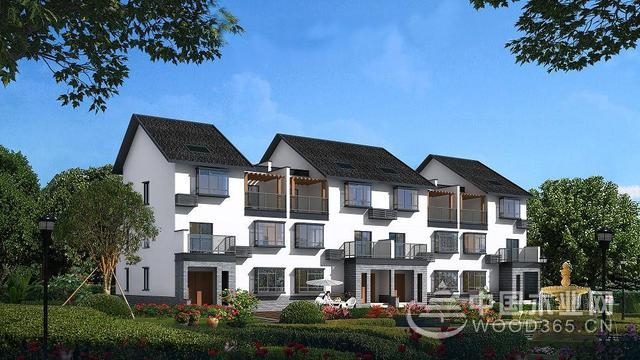 10款联排别墅效果图,家人一块住才方便