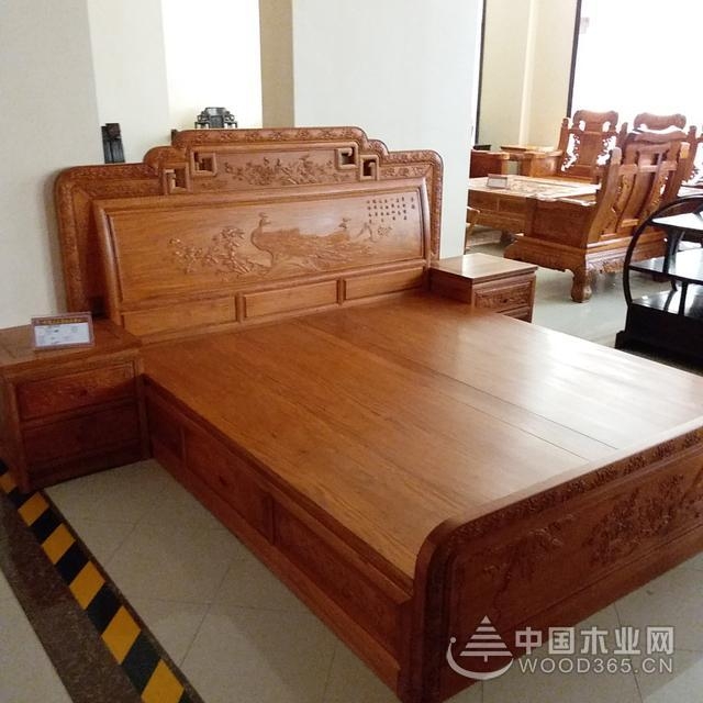 红木古典家具床的图片分享