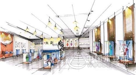 11张展厅手绘效果图欣赏