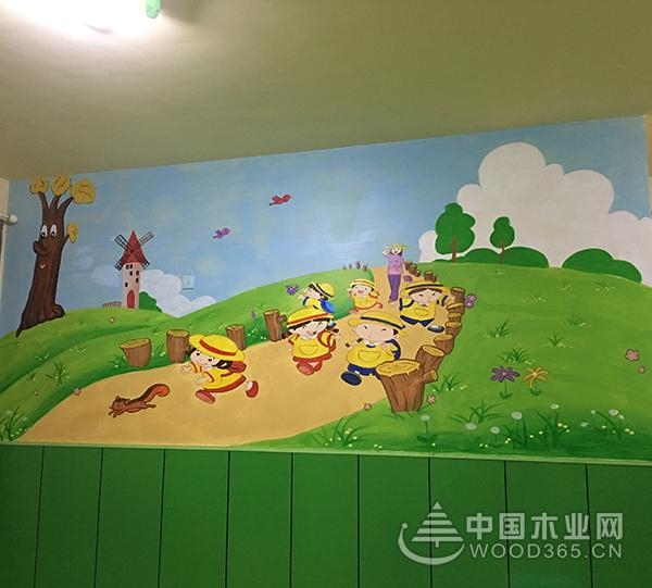 10款创意幼儿园手绘墙画效果图片赏析
