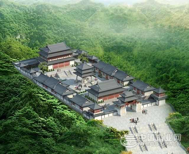 古建筑效果图古建寺庙设计案例图片展示