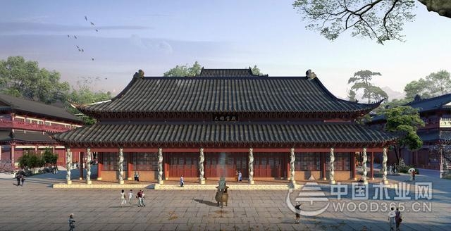 古建筑效果图古建寺庙设计案例图片展示