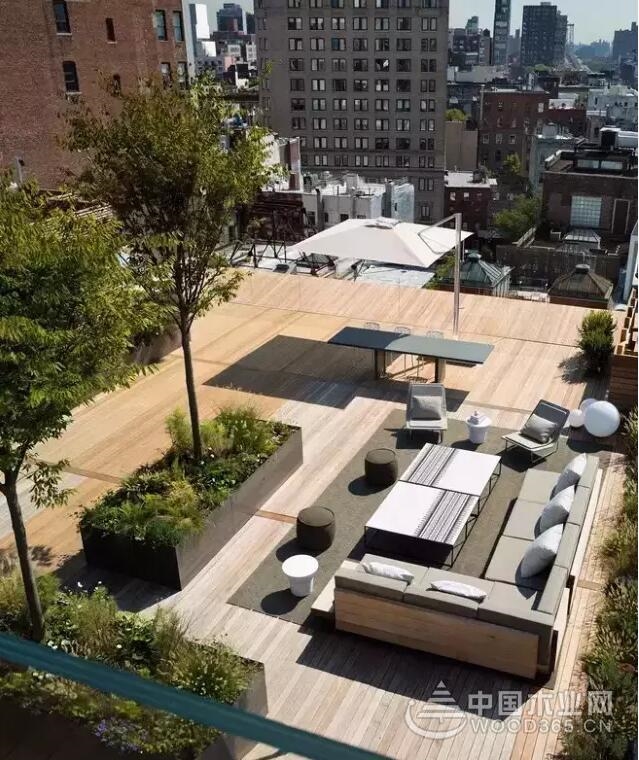 19款舒适的别墅屋顶花园效果图片展示