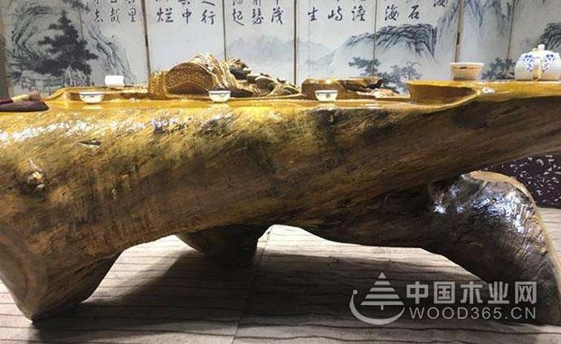 金丝楠木树根茶几好不好?