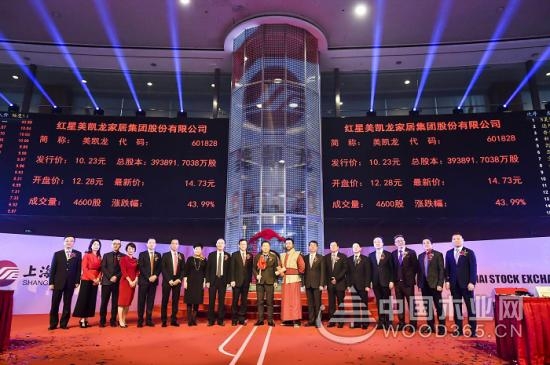 红星美凯龙挂牌上市 成中国家居零售A+H第一股