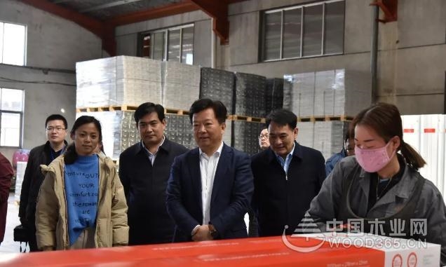 临沂市委副书记郑德雁调研费县木业产业发展情况