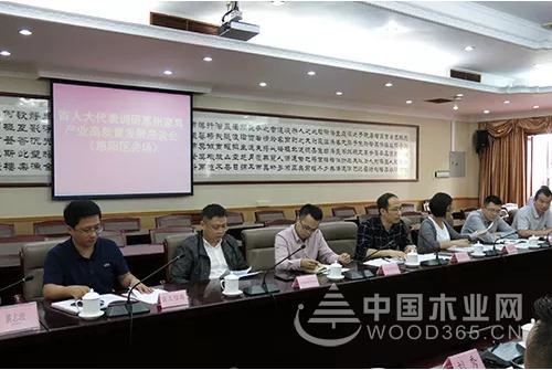 广东省家具协会会长赴惠阳区调研家具产业发展情况