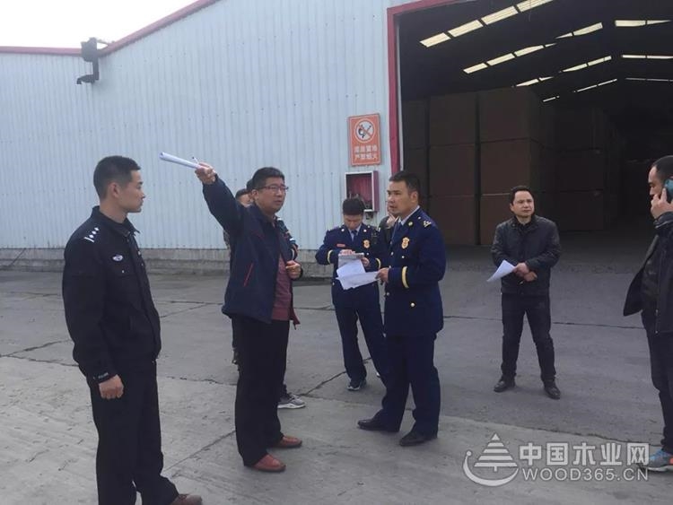 江苏沭阳多部门联合督导木材加工企业隐患整改