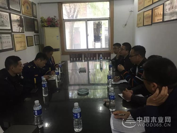 江苏沭阳多部门联合督导木材加工企业隐患整改